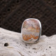 Bague en argent et agate crazy lace