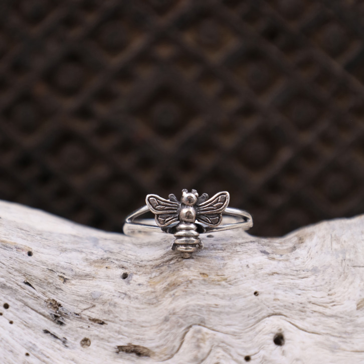 Bague en argent - abeille