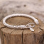 Bracelet en argent Snake L'écaille