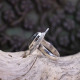 Bague en argent et labradorite