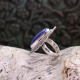 Bague en argent et lapis lazuli