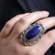 Bague en argent et lapis lazuli