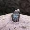 Pendentif en argent et labradorite - Bouddha