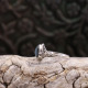 Bague en argent et labradorite