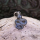 Pendentif en argent et labradorite - serpent