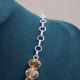 Collier en argent et citrine