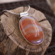 Pendentif en argent et agate