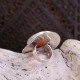 Bague en argent et agate