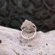 Bague en argent et pierre de lune