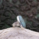 Bague en argent et turquoise