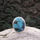 Bague en argent et turquoise