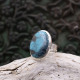 Bague en argent et turquoise