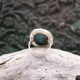 Bague en argent et turquoise