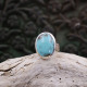 Bague en argent et turquoise