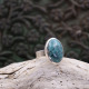 Bague en argent et turquoise