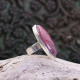 Bague en argent et rhodonite