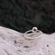 Bague en argent et grenat