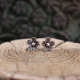 Boucles d'oreilles "puces" en argent