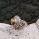 Bague en argent et oeil de tigre