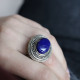 Bague en argent et lapis lazuli