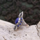 Bague en argent et lapis lazuli