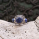 Bague en argent et lapis lazuli