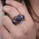 Bague en argent et lapis lazuli