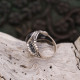 Bague en argent et grenat