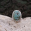 Bague en argent et turquoise