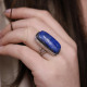 Bague en argent et lapis lazuli