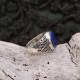 Bague en argent et lapis lazuli