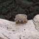 Bague en argent oeil de tigre