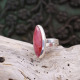 Bague en argent et racine de Rubis