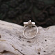 Bague en argent et nacre - étoile