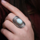 Bague en argent et turquoise