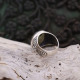 Bague en argent et labradorite