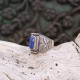 Bague en argent et lapis lazuli