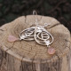 Boucles d'oreilles en argent et quartz rose