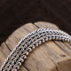 Bracelet en argent Snake Maharaja