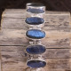 Bracelet en argent et labradorite