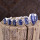 Bracelet en argent et kyanite