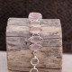 Bracelet en argent et quartz rose