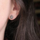 Boucles d'oreilles "puces" en argent