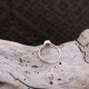 Bague en argent et grenat