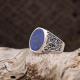 Bague en argent et lapis lazuli