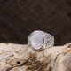 Bague en argent et nacre