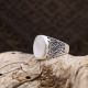 Bague en argent et nacre