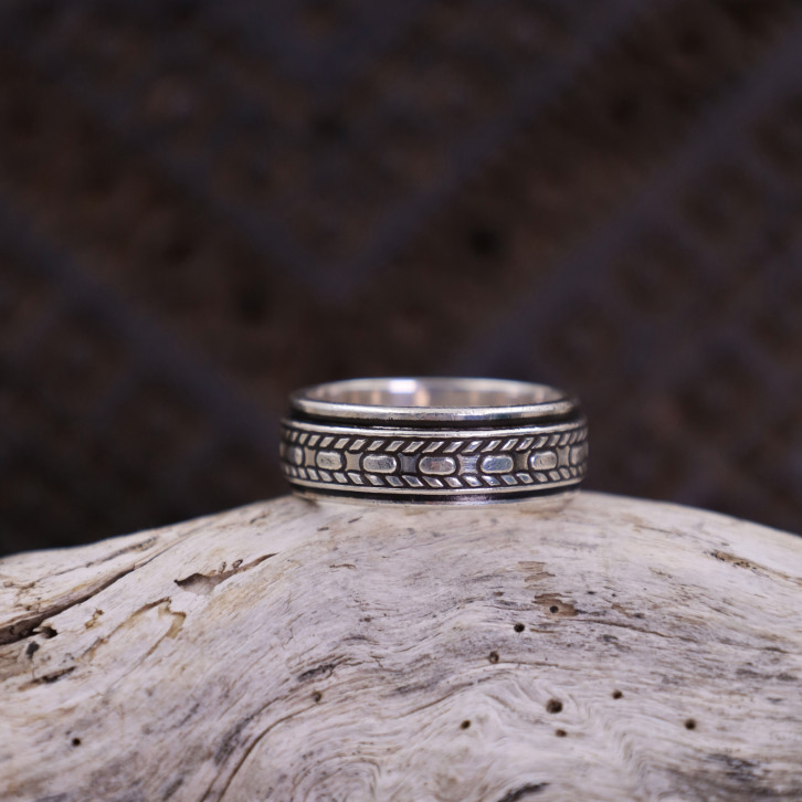 Bague anti-stress en argent