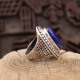 Bague en argent et lapis lazuli