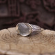 Bague en argent et quartz